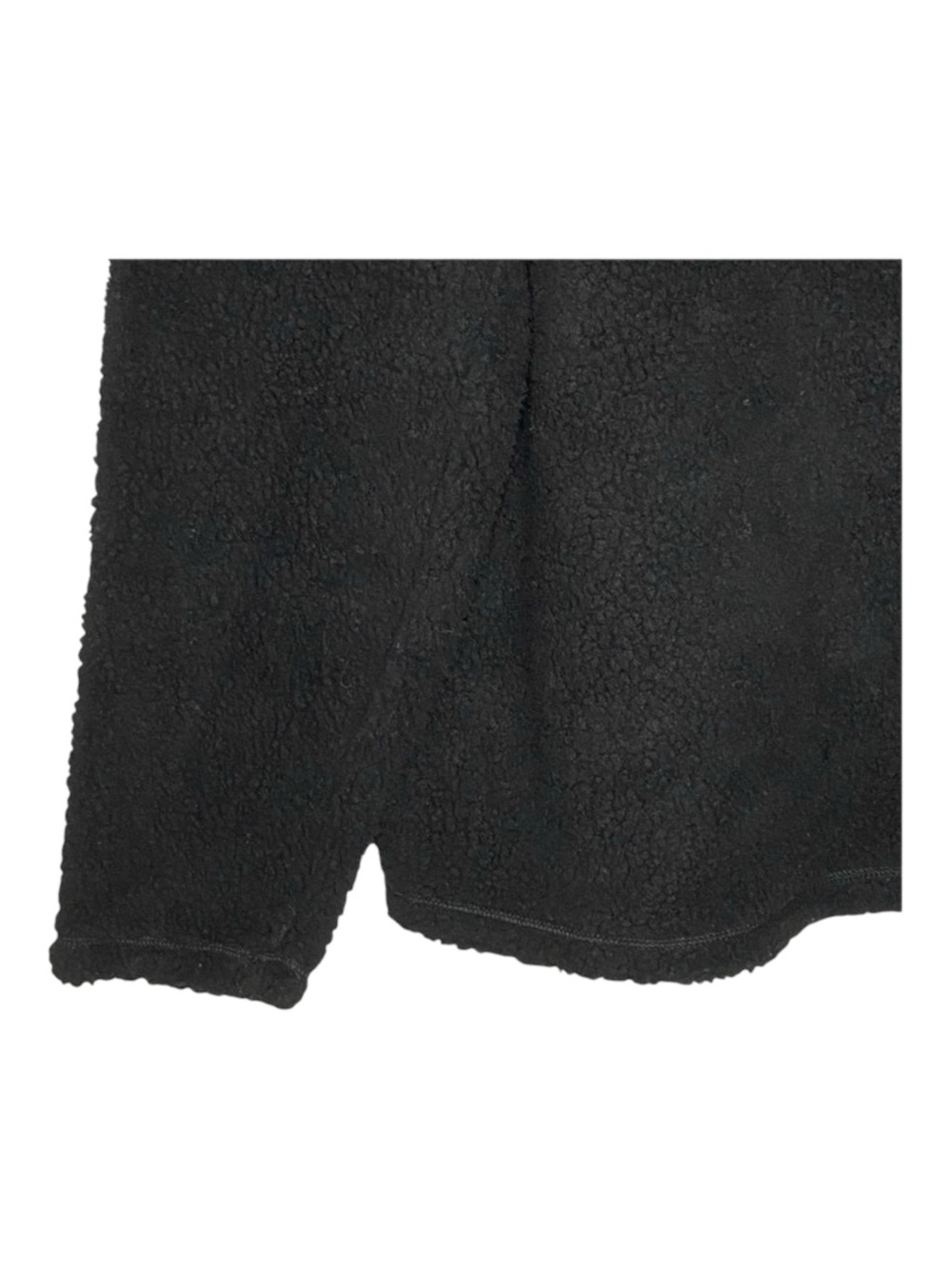 new Weatherproof ๐ Vegan Sherpa 1/4 Zip Pullover Sweatee Sweatshirt ๐ Black - Picture 9 of 16